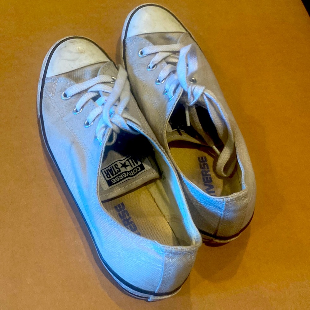 Converse grey shoes